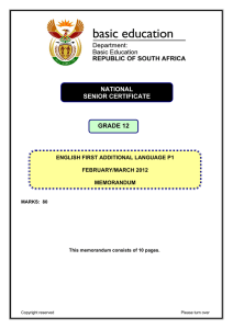 graad 12 national senior certificate grade 12