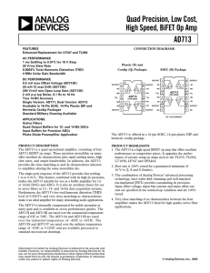 Analog Devices AD713JNZ datasheet: pdf