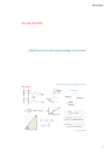 (3ϕ)Three Phase Alternating Voltage and Current