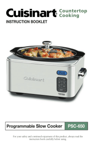 Manual - Cuisinart.com