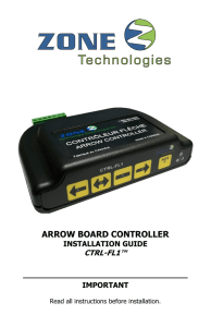 arrow board controller