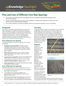 Pros and Cons of Different Corn Row Spacing
