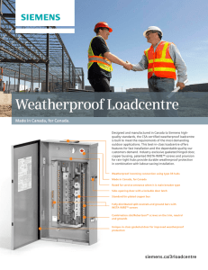 Weatherproof Loadcentre