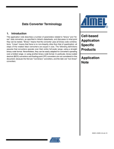 Data Converter Terminology