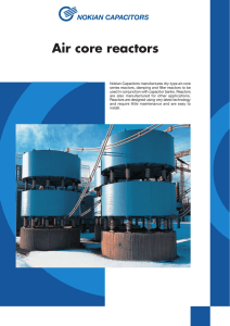 Air core reactors