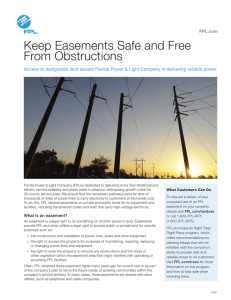 Keep Easements Safe and Free From Obstructions