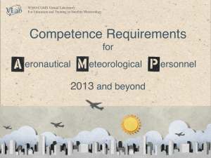 Competence Requirements