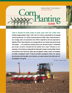 Corn Planting Guide - Extension Store