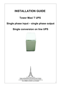 Maxt-T Installation Manual