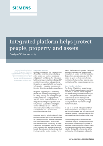 Integrated platform helps protect people, property, and assets