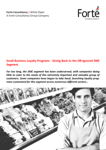 Small Business Loyalty Programs - Giving Back to the Oft