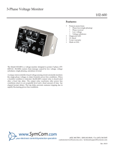 3-Phase Voltage Monitor 102-600