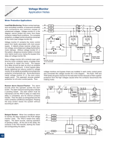 Voltage Monitor Application Notes