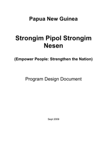 Program Design Document SPSN