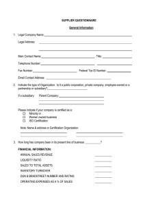View Supplier Registration before filling out