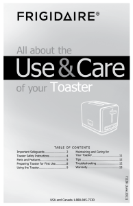 All about the of your Toaster