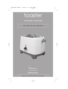 toaster - Hamilton Beach