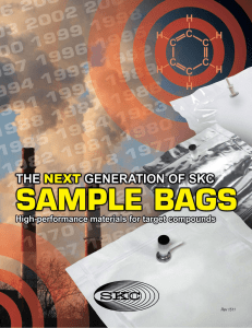 Sample Bag Brochure