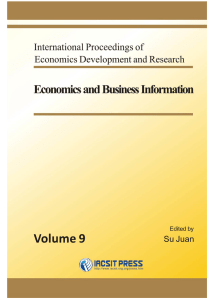 Economics and Business Information