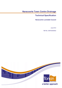Naracoorte Town Centre Drainage Technical Specification