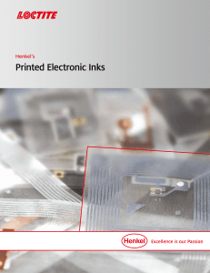 Printed Electronic Inks - Henkel