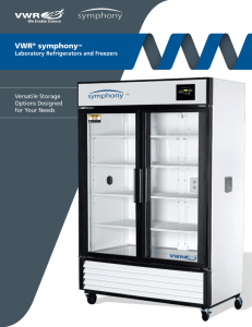 VWR® symphony™ Pharma Refrigerators and Freezers