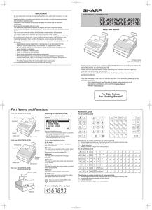 XE-A207W/B/A217W/B Operation-Manual Quick-Start-Guide