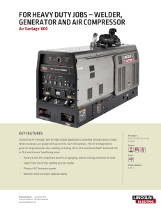 Air Vantage 800 Product Info