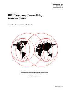 IBM Voice over Frame Relay Perform Guide
