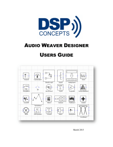 audio weaver designer users guide