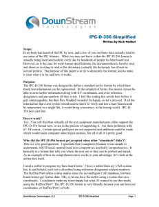 IPC-D-356 for Dummies - DownStream Technologies