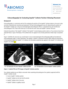 Echocardiography for Evaluating Impella® Catheter Position