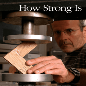 How Strong Is Your Glue?
