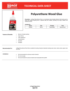 Polyurethane Wood Glue