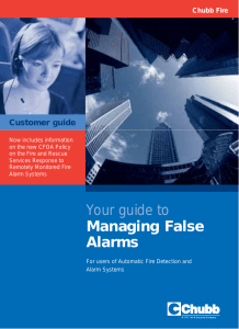 Managing False Alarms