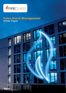 False Alarm Management White Paper