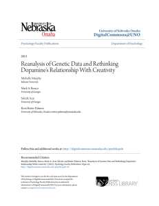 Reanalysis of Genetic Data and Rethinking Dopamine`s