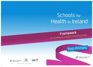 Schools for Health in Ireland