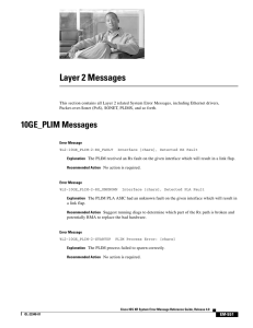Layer 2 Messages