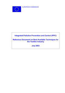 BREF - The European IPPC Bureau