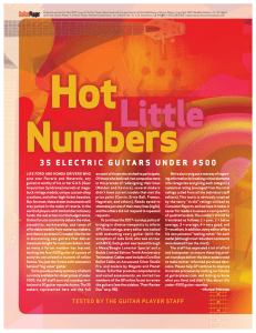 35 electric guitars under $500