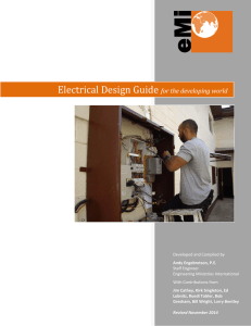 Electrical Design Guide - Engineering Ministries International