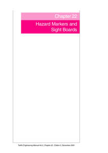 Hazard Markers ad Sight Boards