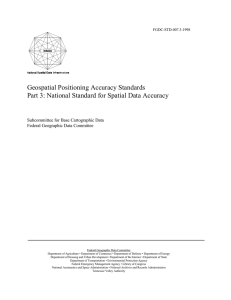 National Standard for Spatial Data Accuracy