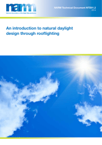 An introduction to natural daylight design through