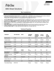 ABS Product Family Data Sheet