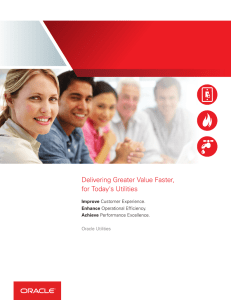 Delivering Greater Value, Faster, for Today`s Utilities | Brochure