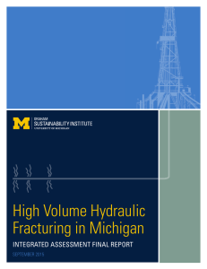 High Volume Hydraulic Fracturing in Michigan