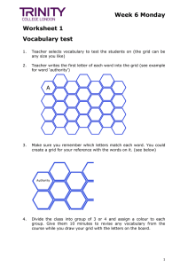 Week 6 Monday Worksheet 1 Vocabulary test