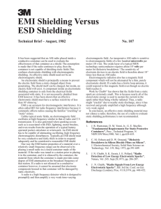 EMI Shielding Versus ESD Shielding